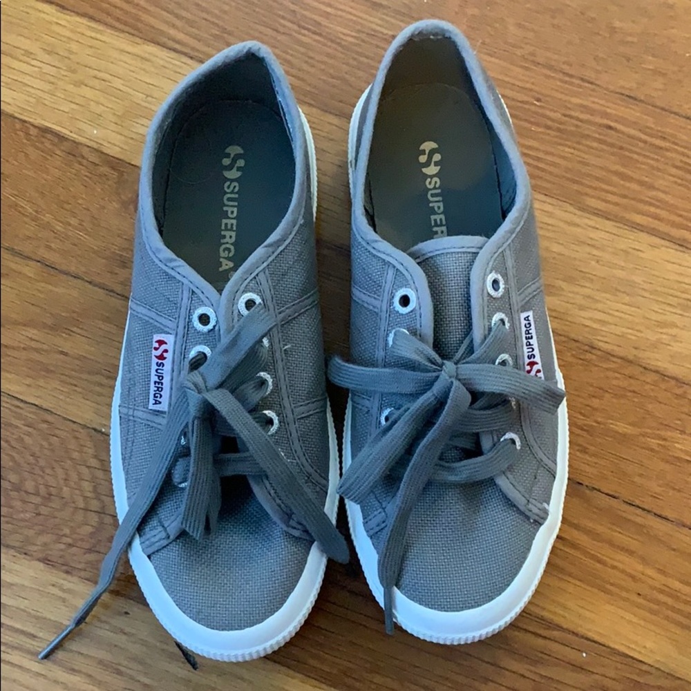 Women’s Gray Superga Sneakers